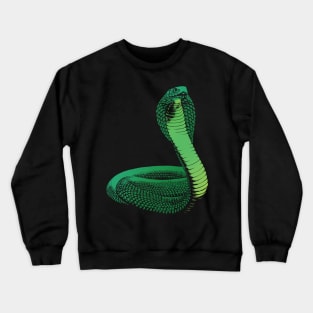 Green Cobra Scales Crewneck Sweatshirt